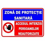 Semn pentru zona de protectie sanitara